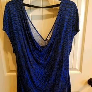 Blue Leopard Jennifer Lopez top